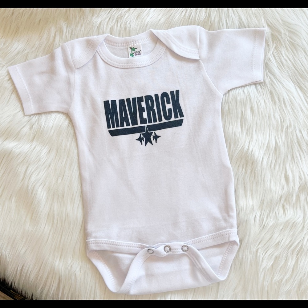 New 3-6 Months Baby Onesie. Top Gun Maverick